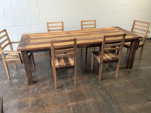 Reclaimed Wood Farmhouse Extendable Dining Table / Smooth Finish - What ... with regard to Reclaimed Stories: Crafting Beautiful Dining Tables from Forgotten Materials